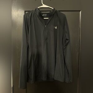 Under Armour Black HeatGear Quarter Zip Top
